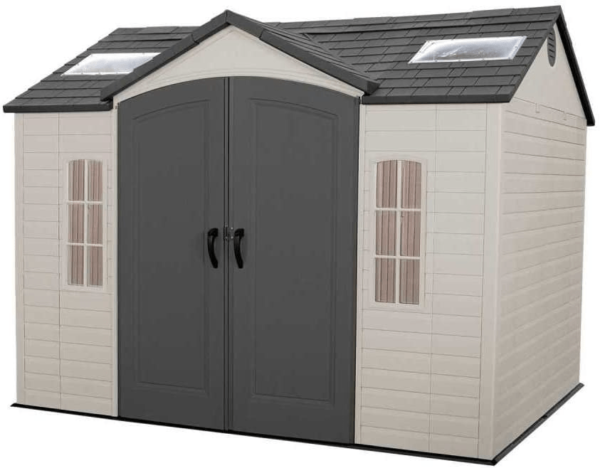 Lifetime 10′ x 8′ Outdoor Storage Shed with Carriage Doors Foundation and Installation Included. - Image 6