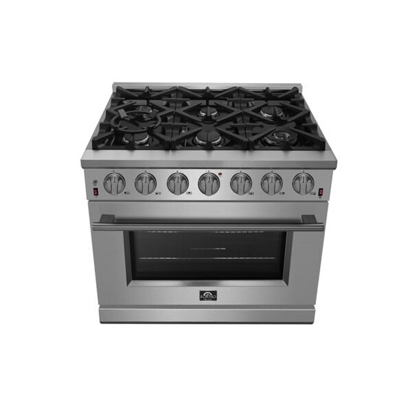 FORNO Massimo 36" 5.36 cu. ft. Freestanding Gas Range with 6 Burners, FFSGS6239-36 - Image 13